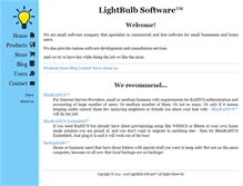 Tablet Screenshot of bulbsoft.com